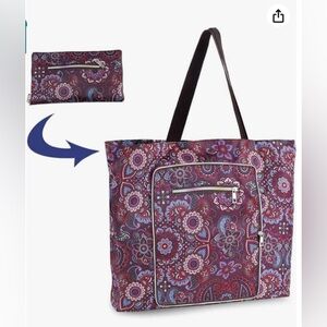 Foldable Beach Bag Large Waterproof Travel Tote